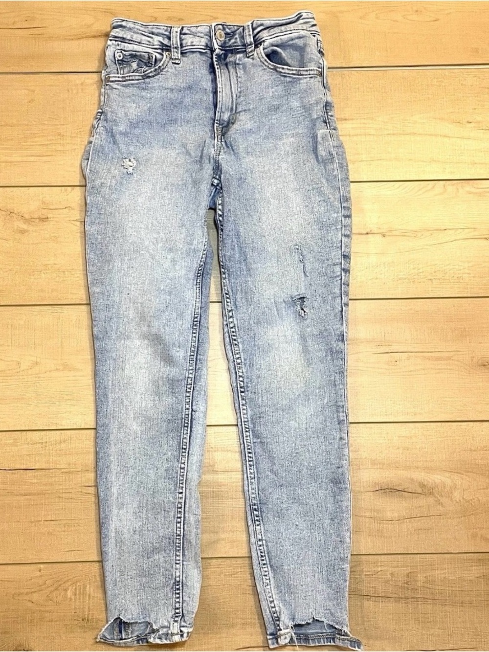 GAP Denim High Rise Universal Legging Light Blue Women's Jeans 4/27 Regular